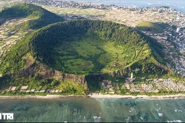 神秘的李山火山岛