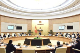 越南政府总理范明政主持政府立法会议
