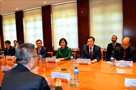 越南政府副总理黎明慨与世贸组织副总干事举行会晤