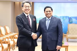 越南政府总理范明政会见日本国际协力银行执行董事前田匡史