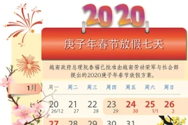 图表新闻：越南政府总理批准2020庚子年春节7天假方案