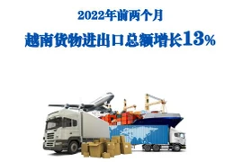 互动图表：2022年前两个月越南货物进出口总额增长13%