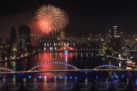 组图：2023年岘港国际烟花节——岘港市旅游业强劲复苏的催化剂