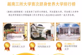 图表新闻：越南三所大学首次跻身世界大学排行榜