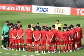 Asian Cup 2019:越南球队为迎战伊朗球队做好准备（组图）