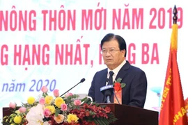 政府副总理郑廷勇出席李仁县达到新农村建设标准公布仪式