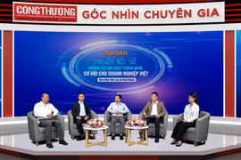“面向智能制造的数字化转型：越南企业的机遇”研讨会场景。图自工贸部网站