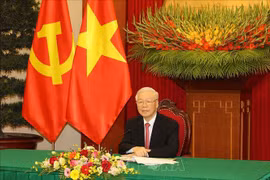 阮富仲总书记。图自越通社
