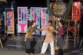 越南发牌唱曲艺术人类非物质文化遗产代表作证书迎接仪式将于5月在平定省举行