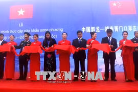  越南箐门—中国都龙口岸正式开放