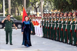越南国会主席阮氏金银出席国防学院2018-2019学期开学典礼