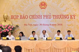 越南政府8月份例行新闻发布会: 外国投资者对越南经济充满信心