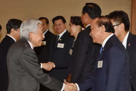 阮春福等湄公河国家领导人拜访日本天皇和皇太子