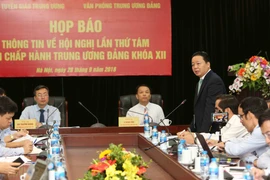越共十二届中央委员会第八次全体会议将于10月2日开幕