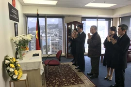 越南驻印度、新西兰、以色列大使馆举行仪式送别陈大光主席