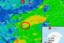 要求对windy.com网站有关越南黄沙群岛地名注释错误问题进行处理