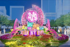 2019己亥年春节阮惠花街以“胡志明市渴望飞得更远” 为主题