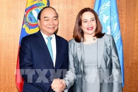 越南政府总理阮春福会见第73届联合国大会主席和联合国秘书长