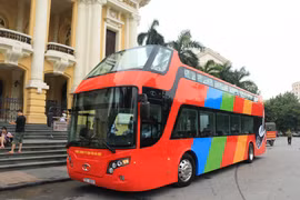 首都河内城市双层观光巴车将于5月底开通