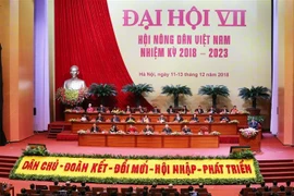 第七届越南农民协会全国代表大会隆重开幕