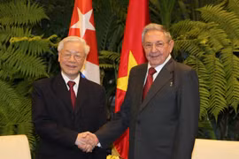 越南与古巴发表联合声明
