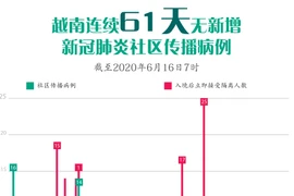 图表新闻：越南连续61天无新增新冠肺炎社区传播病例