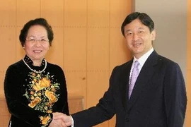 越南国家副主席阮氏缘会见日本皇太子