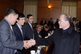 越南国家主席出席第28届越南外交会议