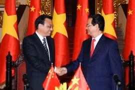 越南政府总理阮晋勇与中国国务院总理李克强