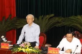 越共中央总书记阮富仲莅临北宁省调研