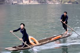 附图：越南北件省三海湖