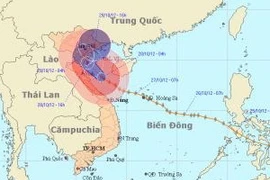 "8号台风"登陆越南东北部和北中部