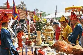 在李山岛县举行的黄沙宾替身祭礼