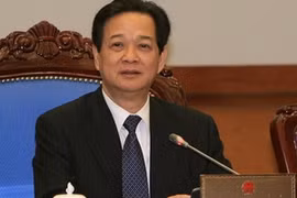 政府总理阮晋勇主持会议