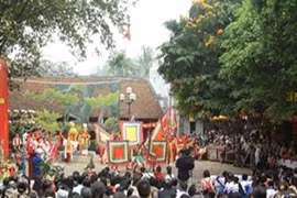 二征夫人起义1974周年纪念典礼暨2014年二征夫人庙会开庙仪式场景