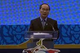 越南政府副总理阮善仁在会议上表重要讲话