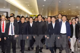越南政府总理阮晋勇已率团视察内排国际机场T2航站楼