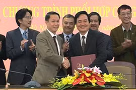 越南通讯社与河内国家大学签署合作计划