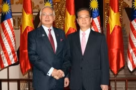越南政府总理阮晋勇与马来西亚总理纳吉布