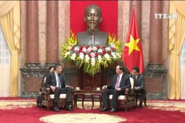 越南国家主席会见保加利亚情报局局长