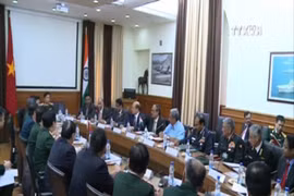 越南国防部部长吴春历大将对印度进行访问