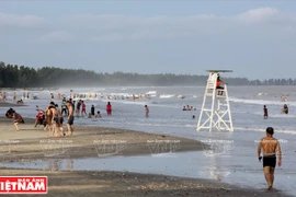 茶古海滩长17公里，是越南最长的海滩。