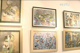 五色组第五次画展 特色作品汇聚