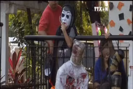 菲律宾独特的万圣节装扮