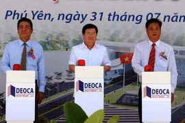越南政府副总理郑廷勇出席大山岭陆路隧道通车仪式（图片来源：越通社）