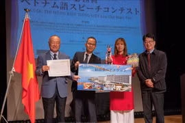 在日本的越南语演讲比赛：激发学生对越南语的热爱