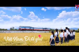 通过铁路旅游推广视频欣赏越南美景