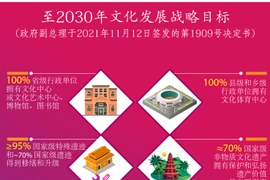 图表新闻：至2030年文化发展战略目标