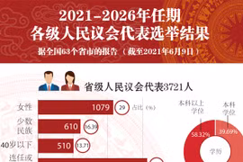 图表新闻：2021-2026年任期各级人民议会代表选举结果