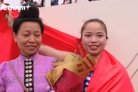 越南傣族女运动员打破东运会女子标枪纪录